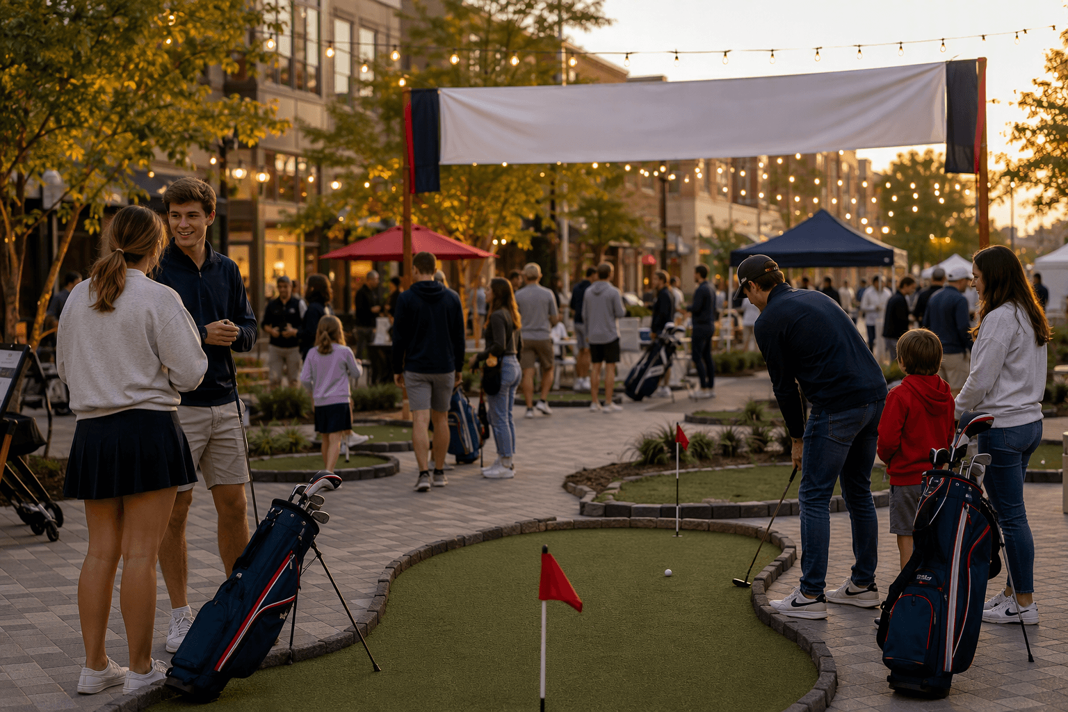 College Golf Festival - illustration, Jake Team LLC